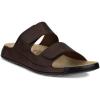 imageECCO Mens Cozmo Two Band Slide SandalPotting Soil Nubuck
