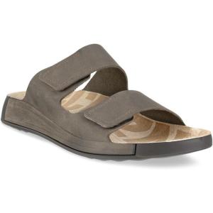 imageECCO Mens Cozmo Two Band Slide SandalDark Clay Suede