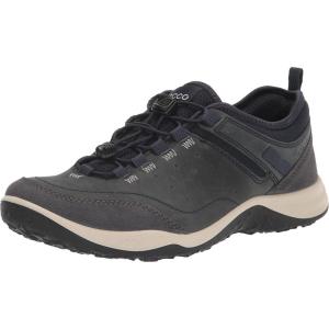 imageECCO Mens Espinho Speed Lace Hiking ShoeMagnet SuedeMarine Nubuck