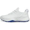 imageECCO Mens Biom Hybrid 5 Lace Waterproof Golf ShoeWhiteVirtual