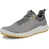 imageECCO Mens Core Lace Waterproof Golf ShoeWild DoveSteel