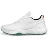 imageECCO Womens Biom Hybrid 5 Lace Waterproof Golf ShoeWhiteSedum Green