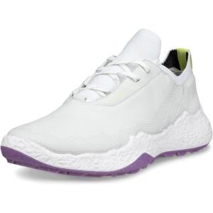 imageECCO Womens Biom Hybrid 5 Lace Waterproof Golf ShoeWhiteLavender Mist