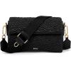imageECCO Large Pinch CrossbodyBlack Quilted Wave Leather