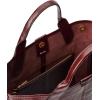 imageECCO NorthSouth Tote Soft TravelBurgundy Shine Pebbled Leather