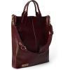 imageECCO NorthSouth Tote Soft TravelBurgundy Shine Pebbled Leather