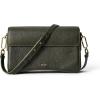 imageECCO Large Pinch CrossbodyGreen Pine Pebbled Leather
