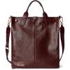 imageECCO NorthSouth Tote Soft TravelBurgundy Shine Pebbled Leather