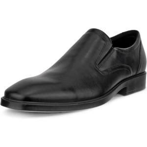 imageECCO Mens Milan Plain Toe Slip on LoaferBlack