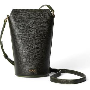 imageECCO Small Pot CrossbodyGreen Pine Pebbled Leather