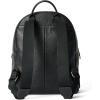 imageECCO Medium Round Back Pack Black Jacquard Wave LeatherBlack Pebbled Leather