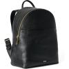 imageECCO Medium Round Back Pack Black Jacquard Wave LeatherBlack Pebbled Leather