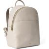 imageECCO Medium Round Back Pack Black Jacquard Wave LeatherTaupe Pebbled Leather