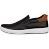 imageECCO Mens Soft 7 Easy Slip on SneakerBlackCognac