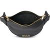 imageECCO Small Fortune Half Moon CrossbodyBlack Soft Pebbled Leather
