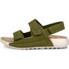 imageECCO UnisexChild Cozmo 3Strap Adjustable Velcro SandalAcorn Nubuck