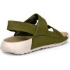 imageECCO UnisexChild Cozmo 3Strap Adjustable Velcro SandalAcorn Nubuck