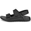 imageECCO UnisexChild Cozmo 3Strap Adjustable Velcro SandalBlack