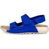 imageECCO UnisexChild Cozmo 3Strap Adjustable Velcro SandalVirtual Nubuck