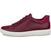 imageECCO Womens Soft 7 Easy Slip SneakerDark RubyRed Plum Nubuck