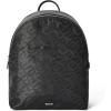 Black Jacquard Wave Leather