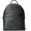 imageECCO Medium Round Back Pack Black Jacquard Wave LeatherBlack Pebbled Leather