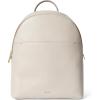 imageECCO Medium Round Back Pack Black Jacquard Wave LeatherTaupe Pebbled Leather