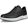 imageECCO Mens Gruuv Studio Wingtip SneakerBlackBlack