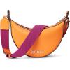 imageECCO Small Fortune Half Moon CrossbodyPumpkin Soft Smooth Leather