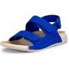 imageECCO UnisexChild Cozmo 3Strap Adjustable Velcro SandalVirtual Nubuck