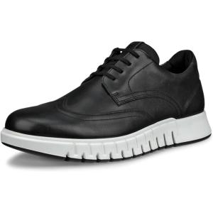 imageECCO Mens Gruuv Studio Wingtip SneakerBlackBlack