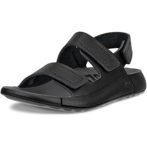 imageECCO UnisexChild Cozmo 3Strap Adjustable Velcro SandalBlack