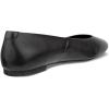 imageECCO Womens Margot Plain Toe Ballerina Ballet FlatBlack