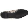imageECCO Womens Margot Plain Toe Ballerina Ballet FlatDark Clay Snake Print