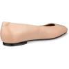 imageECCO Womens Margot Plain Toe Ballerina Ballet FlatNude