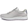 imageECCO Womens S Casual Lace Waterproof Golf ShoeGravelSilver Metallic