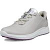 imageECCO Womens S Casual Lace Waterproof Golf ShoeGravelSilver Metallic