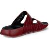 imageECCO Mens Cozmo Two Band Slide SandalBrick Croco