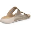 imageECCO Mens Cozmo Two Band Slide SandalPure White Gold Metallic