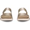 imageECCO Mens Cozmo Two Band Slide SandalPure White Gold Metallic