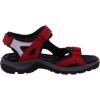 imageECCO Womens Yucatan Sport SandalChili RedConcreteBlack Nubuck