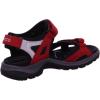 imageECCO Womens Yucatan Sport SandalChili RedConcreteBlack Nubuck