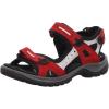 imageECCO Womens Yucatan Sport SandalChili RedConcreteBlack Nubuck