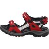 imageECCO Womens Yucatan Sport SandalChili RedConcreteBlack Nubuck