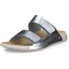 imageECCO Mens Cozmo Two Band Slide SandalPure Silver Metallic