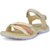 imageECCO Womens Offroad Roam Sport SandalStrawBright WhiteDusty Peach Nubuck