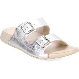 imageECCO Womens Cozmo Two Band Buckle SandalPure Silver