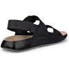 imageECCO Womens Cozmo Three Band Buckle SandalBlack Nubuck