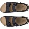 imageECCO Womens Cozmo Three Band Buckle SandalBlack Nubuck