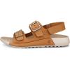 imageECCO Womens Cozmo Three Band Buckle SandalLion Nubuck
